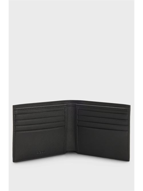 Wallet with monogram structure BOSS | 50548798 ZAIR_ML_8CC.001